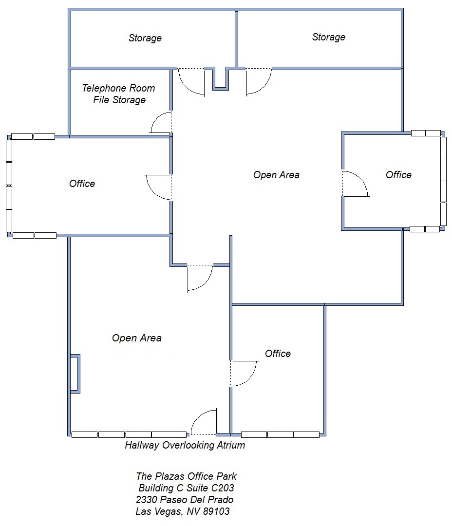 2310 Paseo Del Prado, Las Vegas, NV en alquiler Plano de la planta- Imagen 1 de 1