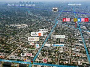 4675-4685 Hollywood Blvd, Los Angeles, CA - VISTA AÉREA  vista de mapa