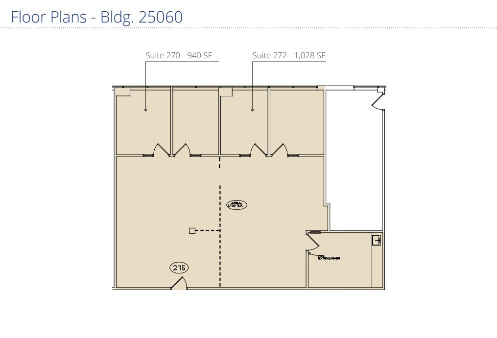 25031-25061 Avenue Stanford, Valencia, CA en alquiler Plano de la planta- Imagen 1 de 1