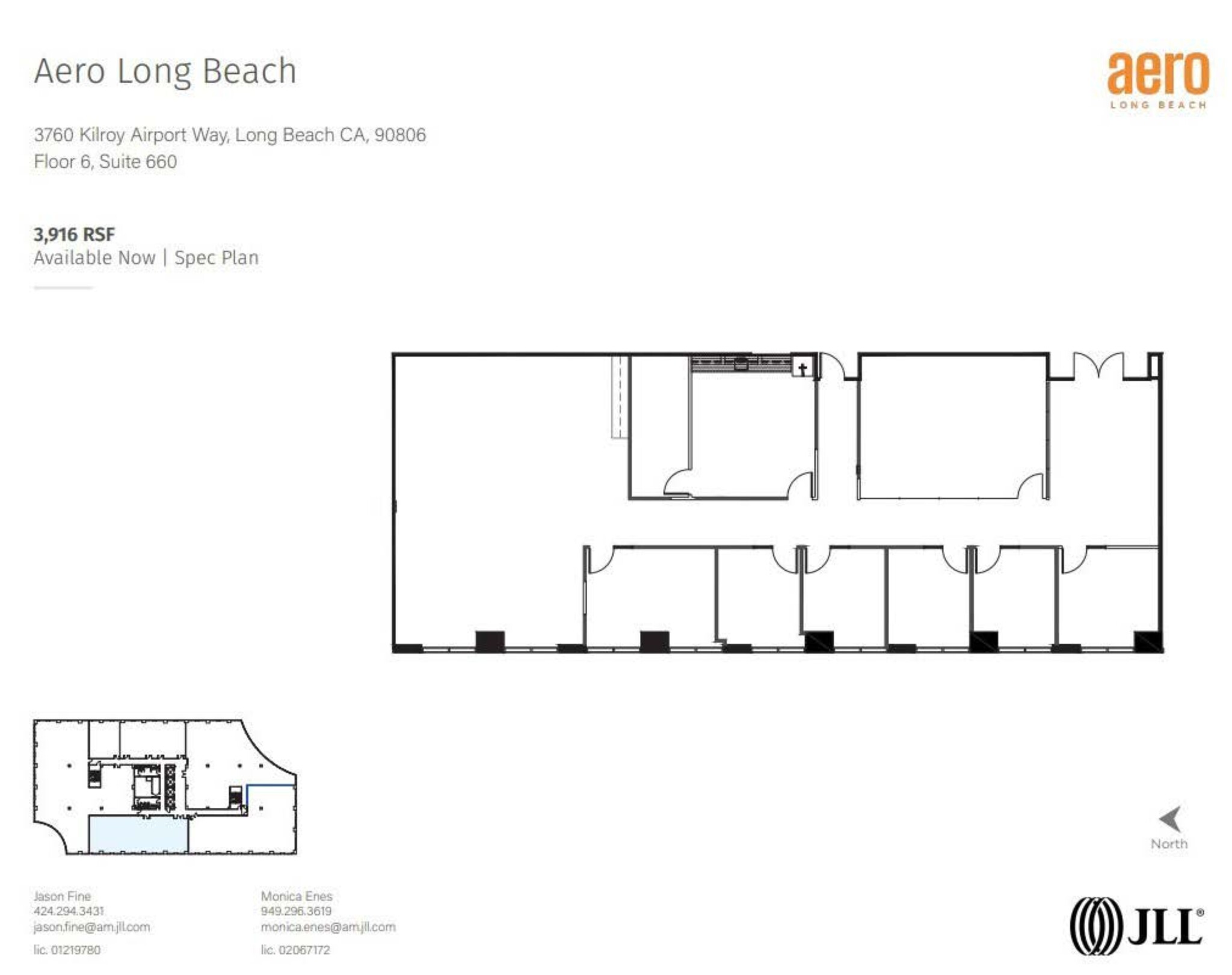 3900 Kilroy Airport Way, Long Beach, CA en alquiler Plano del sitio- Imagen 1 de 1