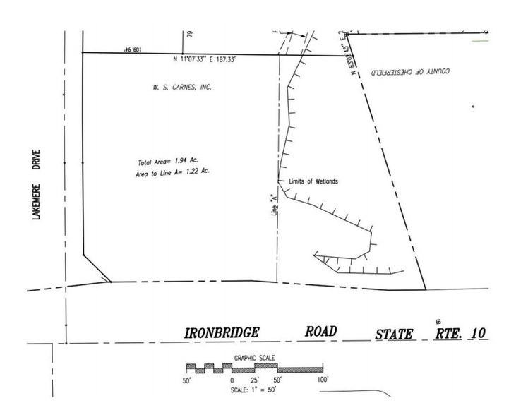 5501 Ironbridge Rd, Richmond, VA en alquiler - Plano del sitio - Imagen 2 de 2