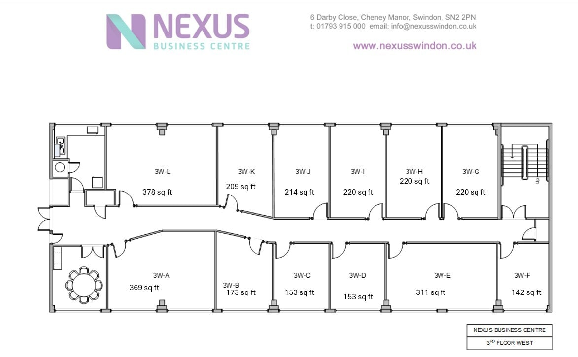 6 Darby Clos, Swindon en alquiler Plano de la planta- Imagen 1 de 3