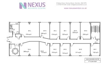 6 Darby Clos, Swindon en alquiler Plano de la planta- Imagen 1 de 3