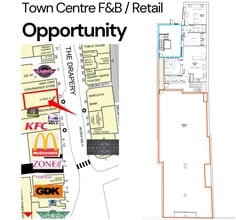 21-23 Drapery, Northampton en alquiler Plano de la planta- Imagen 2 de 2