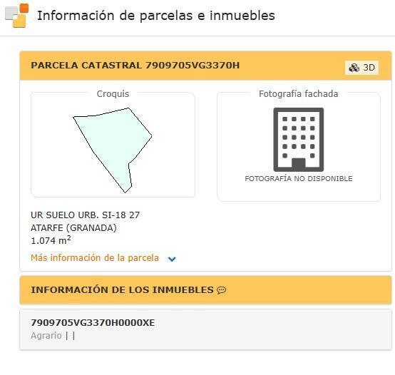 Terreno en Atarfe, Granada en venta - Foto del edificio - Imagen 3 de 7