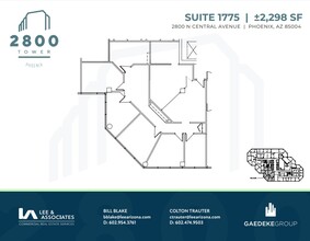 2800 N Central Ave, Phoenix, AZ en alquiler Plano de la planta- Imagen 1 de 2