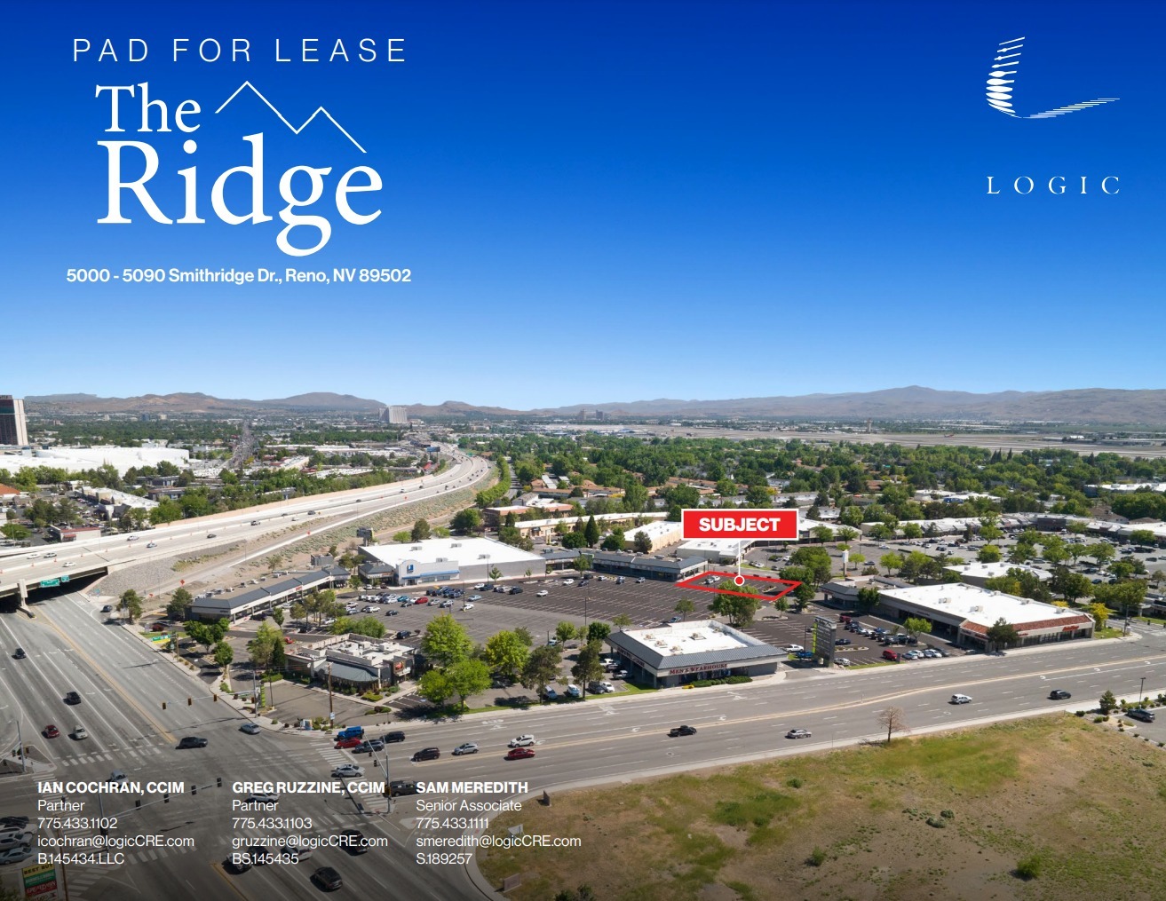 5000-5090 Smithridge Dr, Reno, NV en alquiler Vista aérea- Imagen 1 de 1