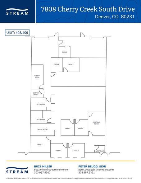 7808 E Cherry Creek South Dr, Denver, CO en alquiler - Plano del sitio - Imagen 3 de 7