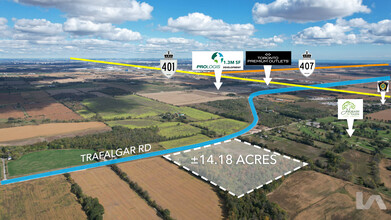 8584 Trafalgar Rd, Halton Hills, ON - VISTA AÉREA  vista de mapa