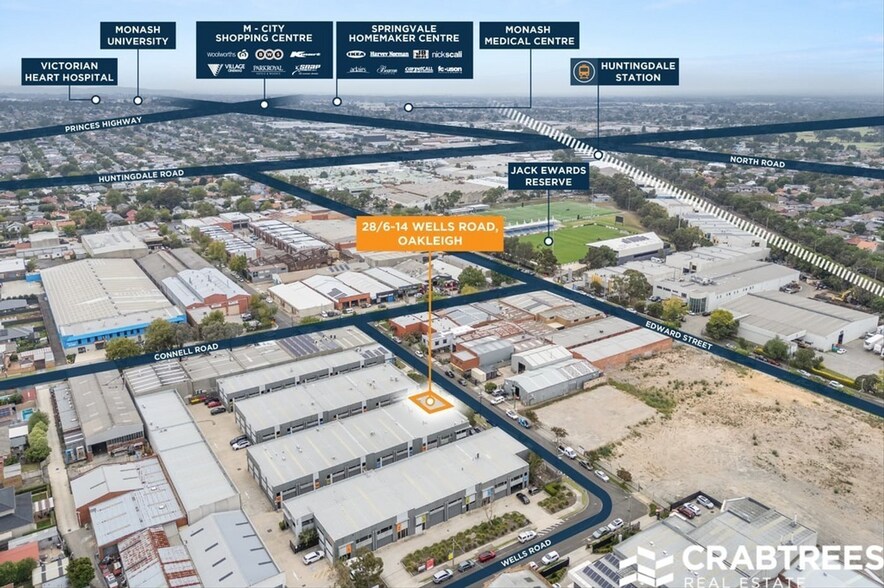 6-14 Wells Rd, Oakleigh en venta - Vista aérea - Imagen 3 de 5
