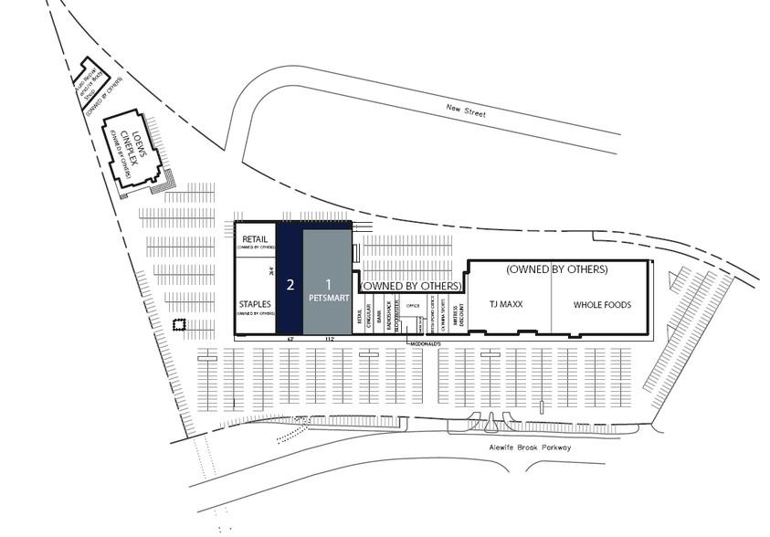 168-202 Alewife Brook Pky, Cambridge, MA en alquiler - Plano del sitio - Imagen 3 de 6