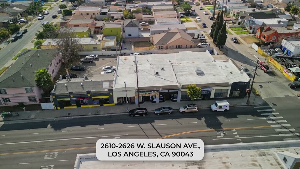 2610-2616 W Slauson Ave, Los Angeles, CA en venta - Vídeo de anuncio comercial - Imagen 2 de 4