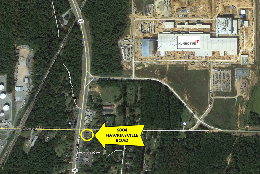 6004 Hawkinsville Rd, Macon-Bibb, GA en alquiler - Foto del edificio - Imagen 2 de 9