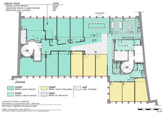 Más detalles de 20 Rue Quentin-Bauchart, Paris - Oficina en alquiler