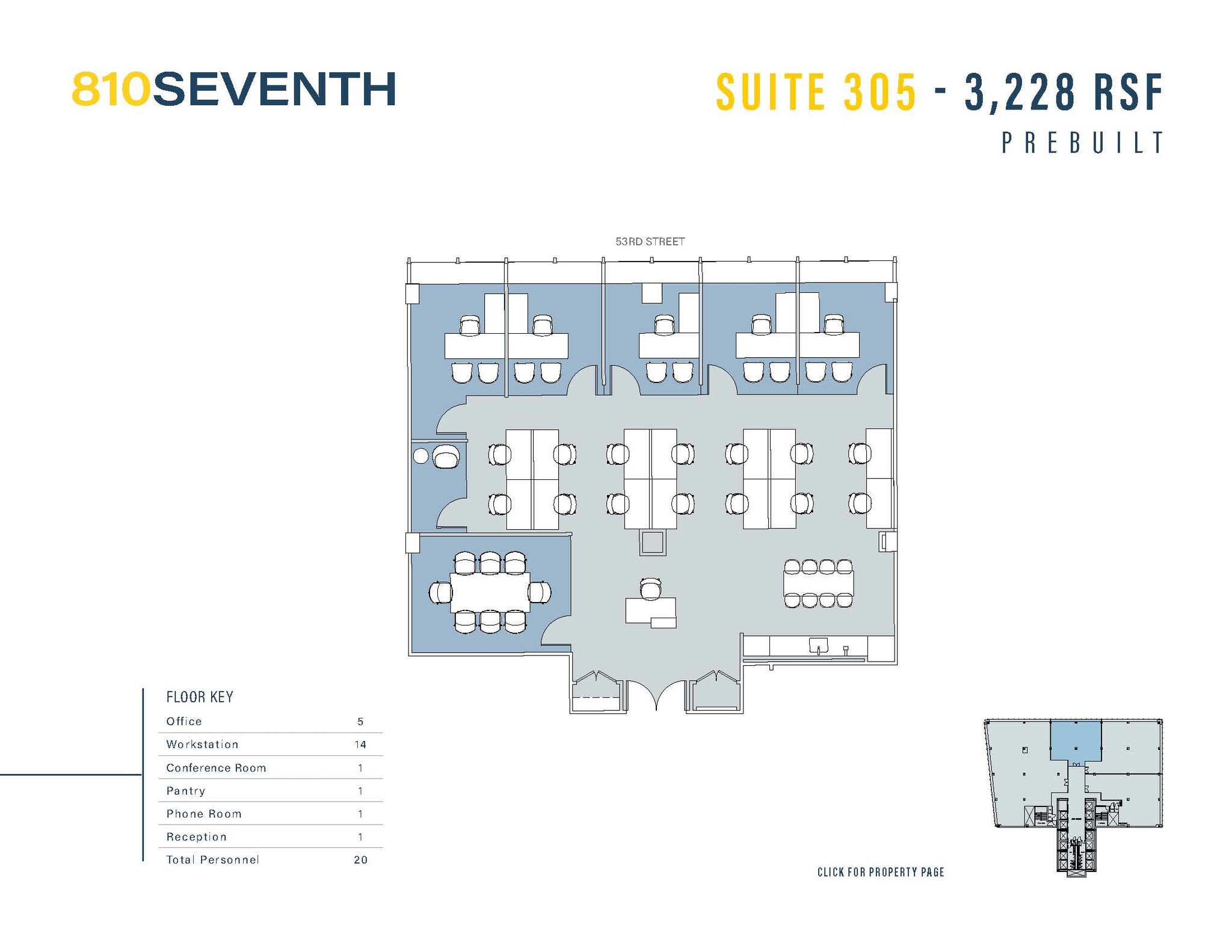 810 Seventh Ave, New York, NY en alquiler Plano de la planta- Imagen 1 de 1