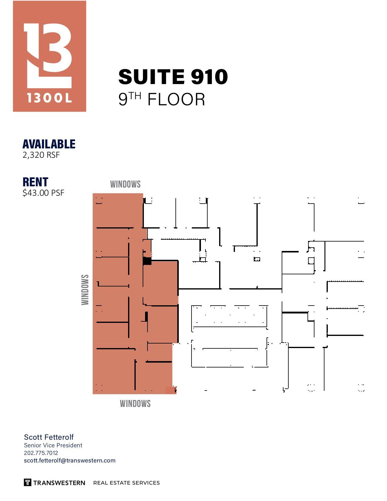 1300 L St NW, Washington, DC en alquiler Plano de la planta- Imagen 1 de 1