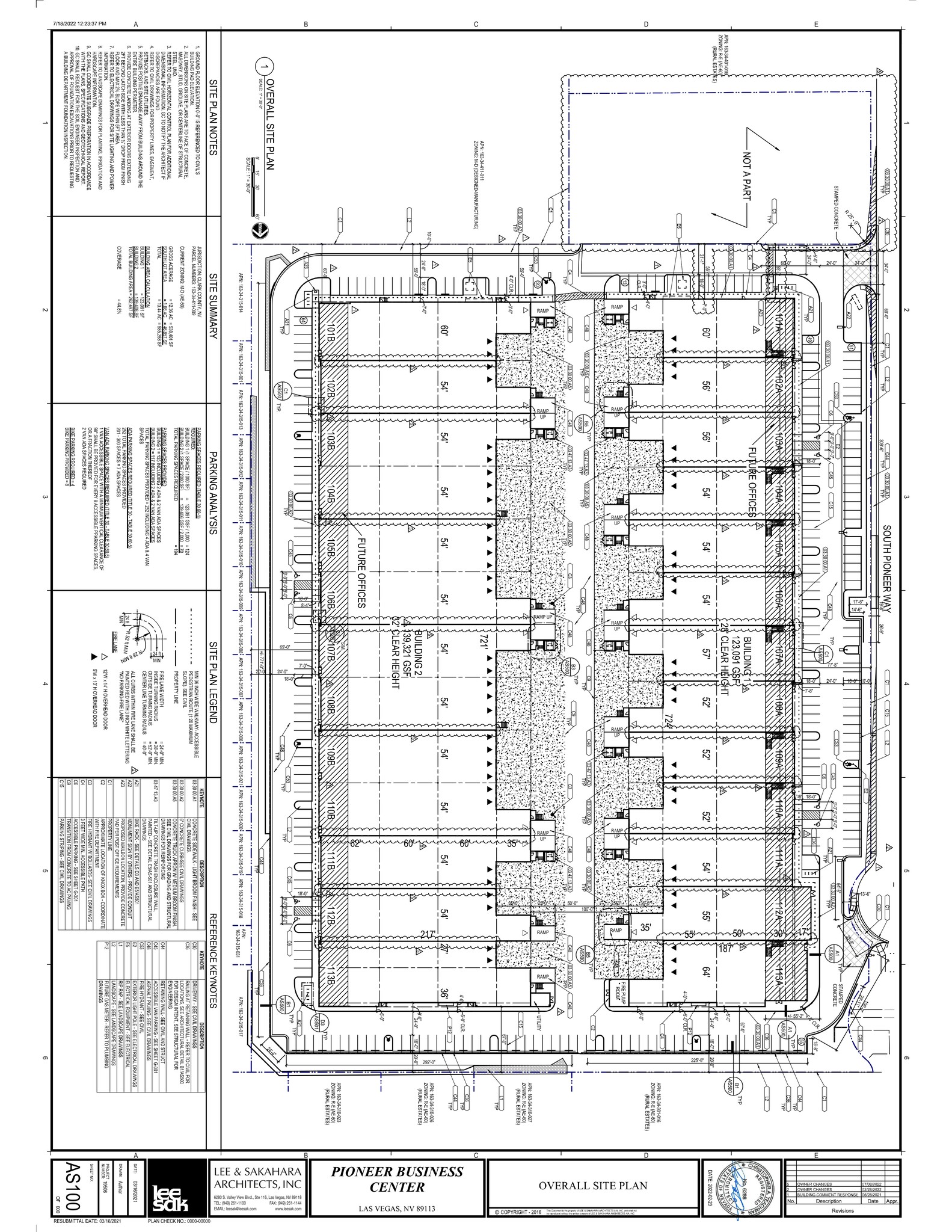 6370 S Pioneer Way, Las Vegas, NV en alquiler Plano del sitio- Imagen 1 de 19