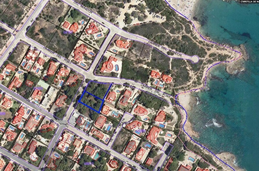 Terreno en L'Ametlla de Mar, Tarragona en venta - Vista aérea - Imagen 3 de 3