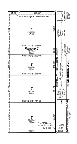 Meridian & 53rd St. S of SWc, Wichita, KS en venta - Foto del edificio - Imagen 2 de 3