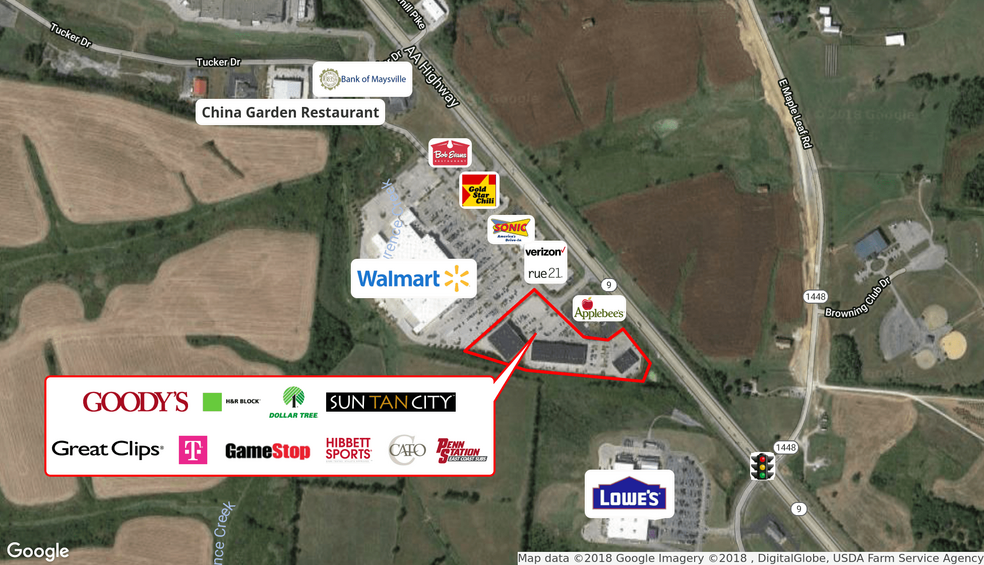 191-219 Wal Mart Way, Maysville, KY en alquiler - Foto del edificio - Imagen 2 de 10