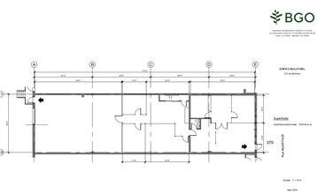 350-390 Rue Mcarthur, Saint-Laurent, QC en alquiler Plano de la planta- Imagen 1 de 1