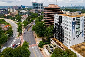 1447 Peachtree St NE, Atlanta, GA - vista aérea  vista de mapa - Image1