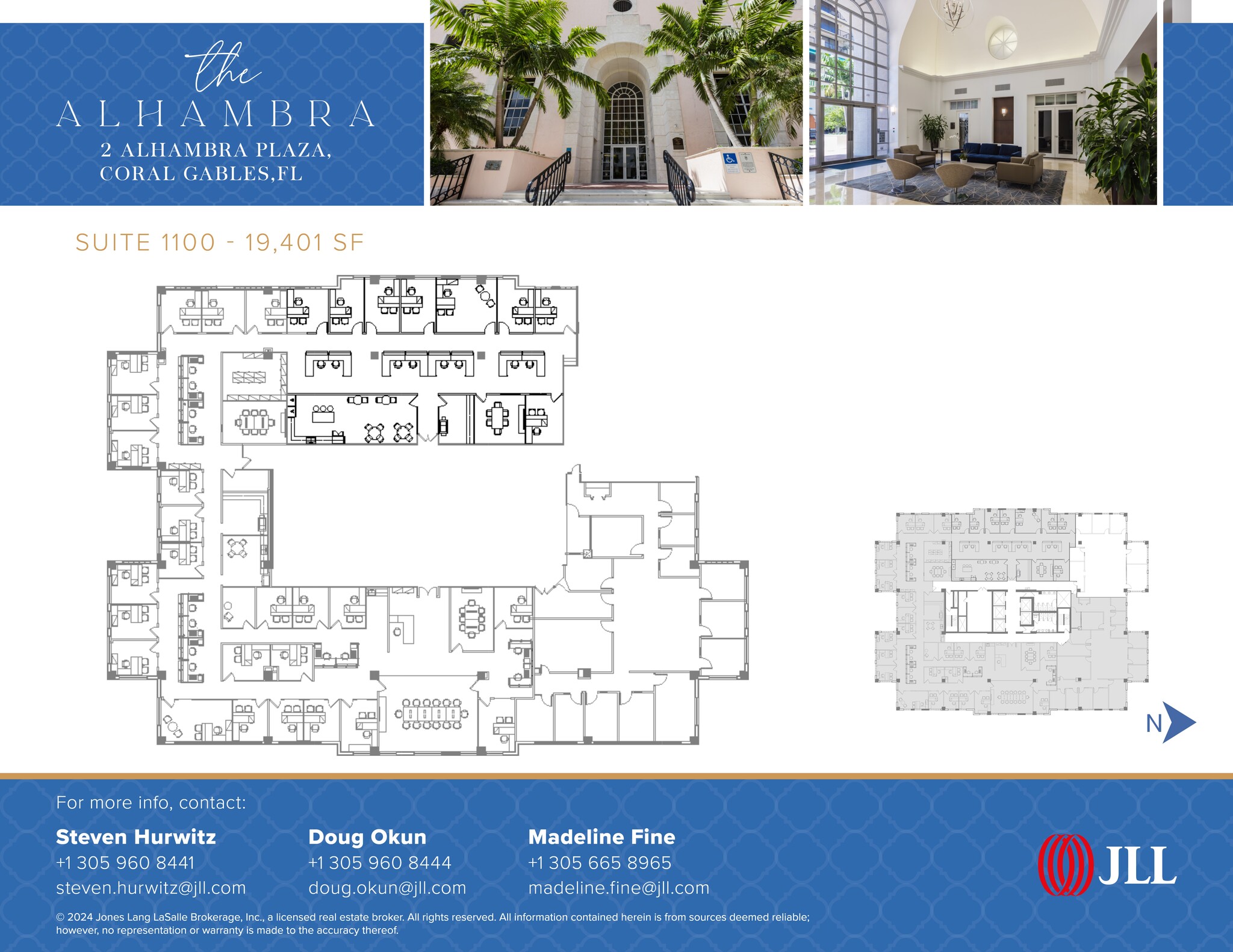 2 Alhambra Plz, Coral Gables, FL en alquiler Plano del sitio- Imagen 1 de 1