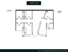 50 N La Cienega Blvd, Beverly Hills, CA en alquiler Plano de la planta- Imagen 1 de 11