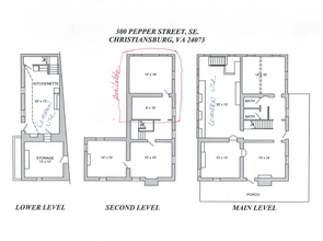 300 Pepper St S, Christiansburg, VA en alquiler Plano de la planta- Imagen 1 de 5