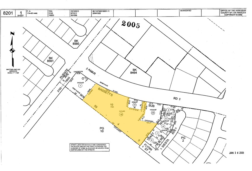 13700-13714 Amar Rd, La Puente, CA en alquiler - Plano de solar - Imagen 2 de 5