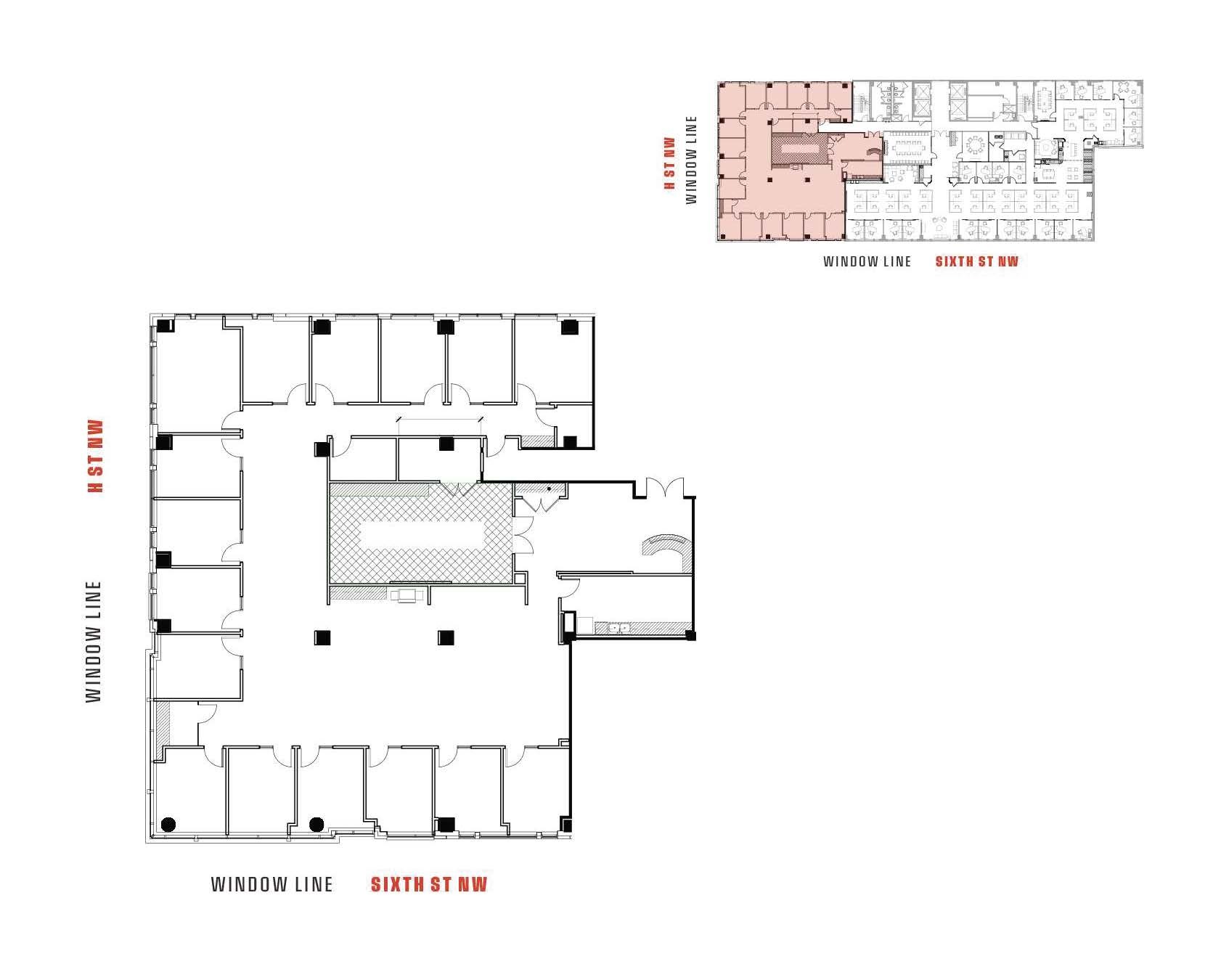 777 6th St NW, Washington, DC en alquiler Plano de la planta- Imagen 1 de 1