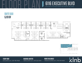 6116 Executive Blvd, Rockville, MD en alquiler Plano de la planta- Imagen 1 de 1