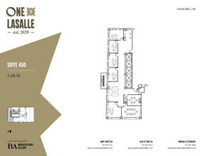 1 N La Salle St, Chicago, IL en alquiler Plano de la planta- Imagen 1 de 1