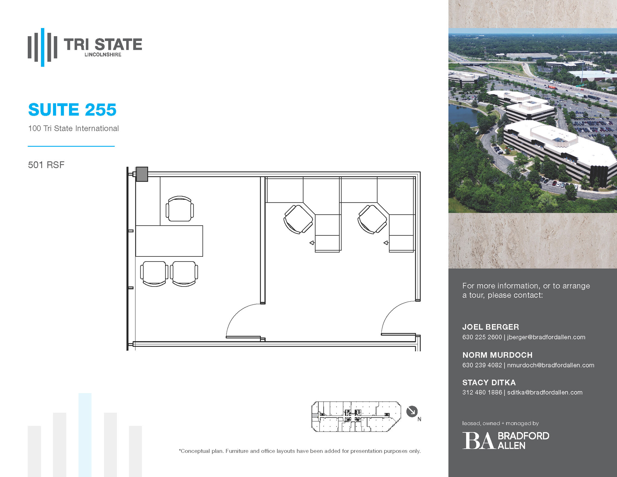 300 Tri State International, Lincolnshire, IL en alquiler Plano de la planta- Imagen 1 de 1