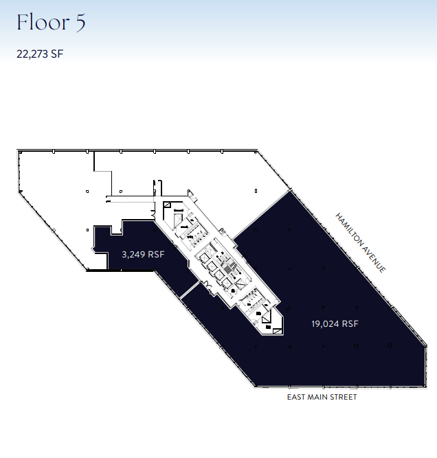 1266 E Main St, Stamford, CT en alquiler Plano de la planta- Imagen 1 de 1