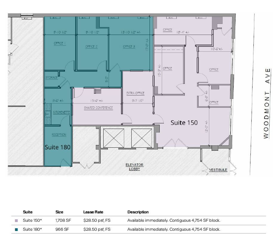 8120 Woodmont Ave, Bethesda, MD en alquiler Plano de la planta- Imagen 1 de 1