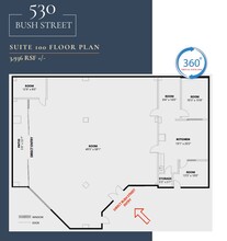 530 Bush St, San Francisco, CA en alquiler Plano de la planta- Imagen 1 de 1