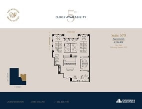 607 14th St NW, Washington, DC en alquiler Plano de la planta- Imagen 2 de 2