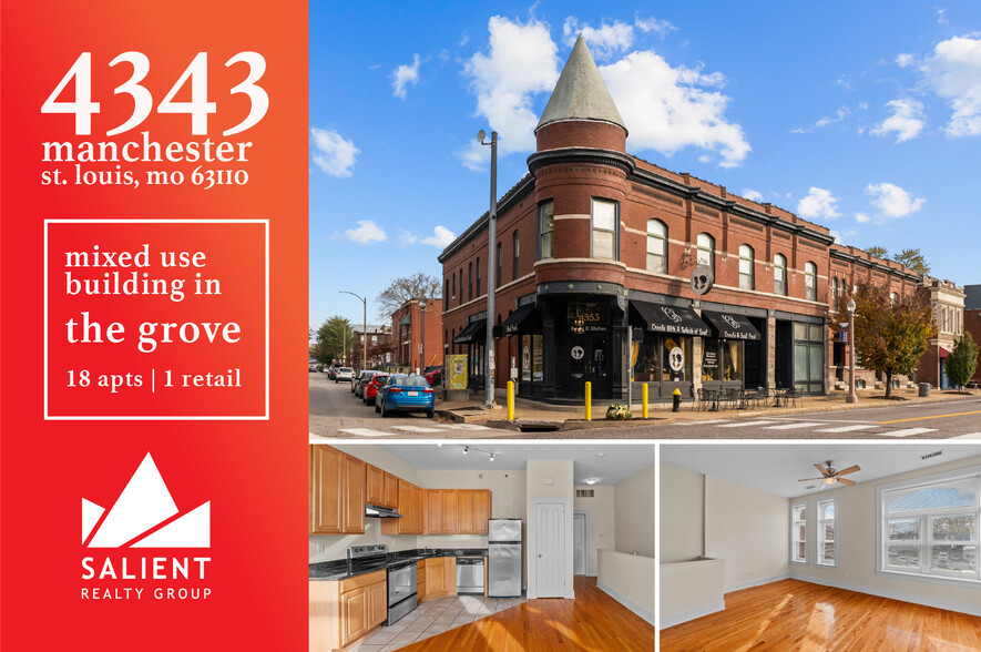 4343-4353 Manchester Ave, Saint Louis, MO en venta - Foto del edificio - Imagen 1 de 13