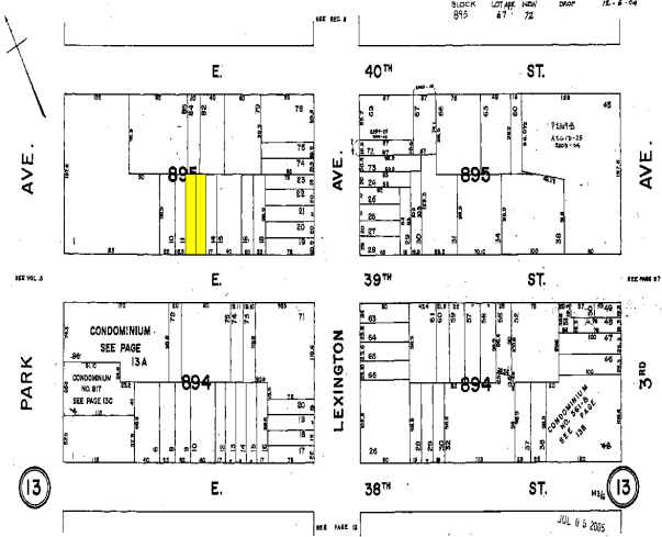 115 E 39th St, New York, NY en venta - Plano de solar - Imagen 3 de 4