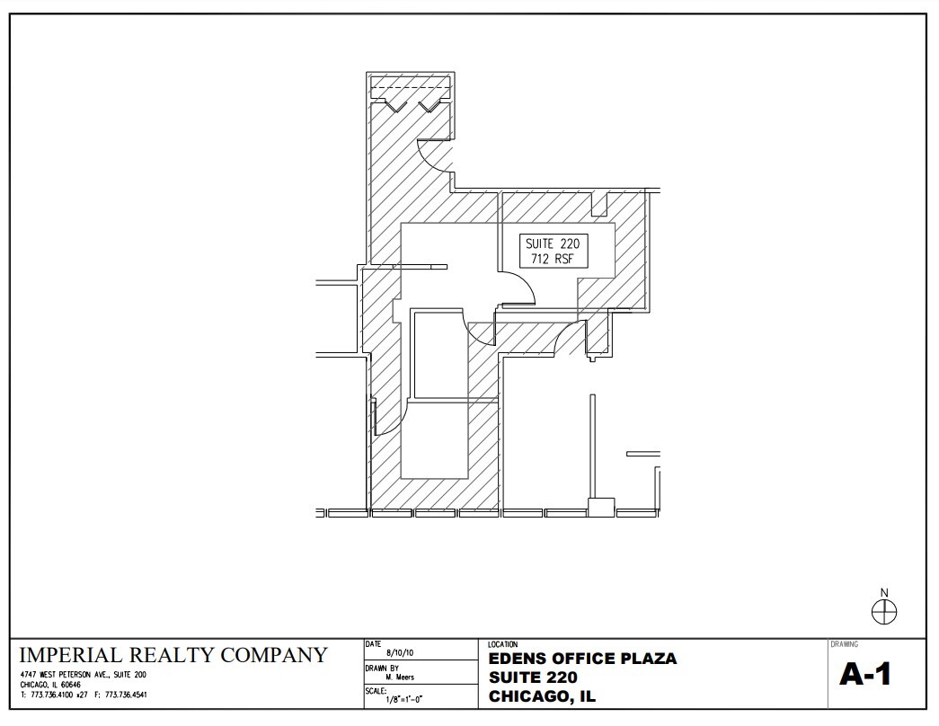 4801 W Peterson Ave, Chicago, IL en alquiler Plano de la planta- Imagen 1 de 5