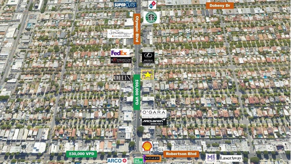 8925 W Olympic Blvd, Beverly Hills, CA en venta - Foto del edificio - Imagen 2 de 6