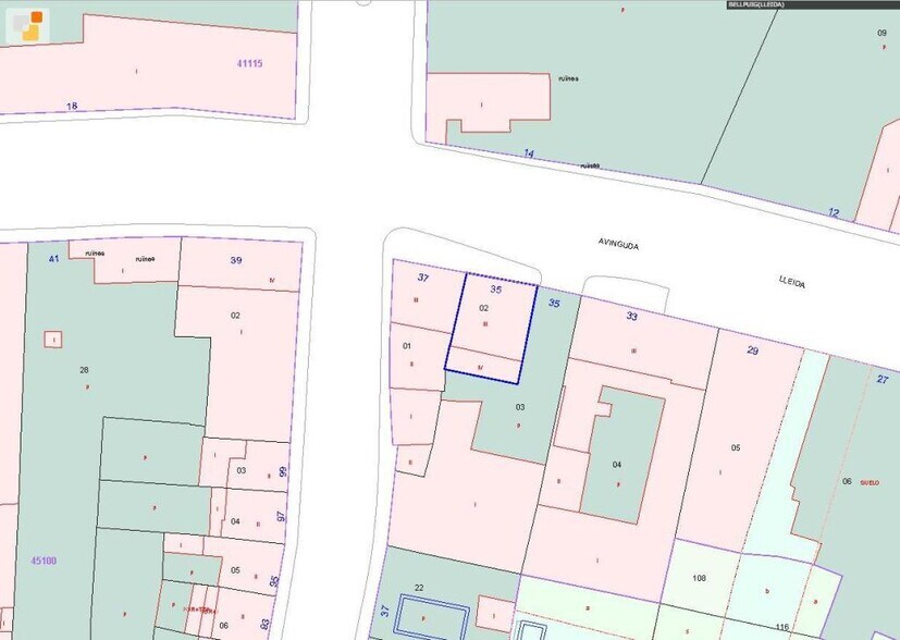 Terreno en Bellpuig, Lérida en venta - Plano del sitio - Imagen 2 de 2