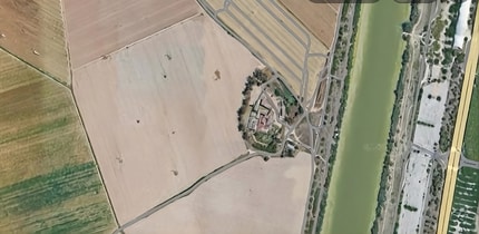 Camas, SEV - Aérea vista de mapa