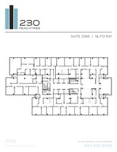 230 Peachtree St NW, Atlanta, GA en alquiler Plano del sitio- Imagen 1 de 1