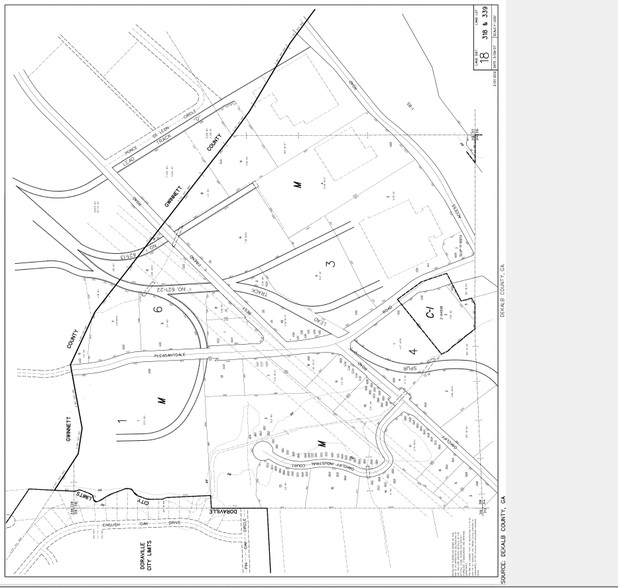 4301 Pleasantdale Rd, Doraville, GA en alquiler - Plano de solar - Imagen 2 de 3