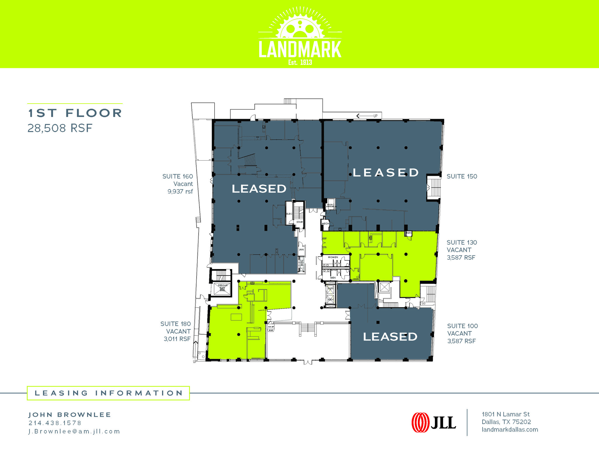 1801 N Lamar St, Dallas, TX en alquiler Plano de la planta- Imagen 1 de 2