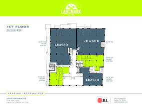 1801 N Lamar St, Dallas, TX en alquiler Plano de la planta- Imagen 1 de 2