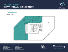 36 S Charles St, Baltimore, MD en alquiler Plano de la planta- Imagen 1 de 1