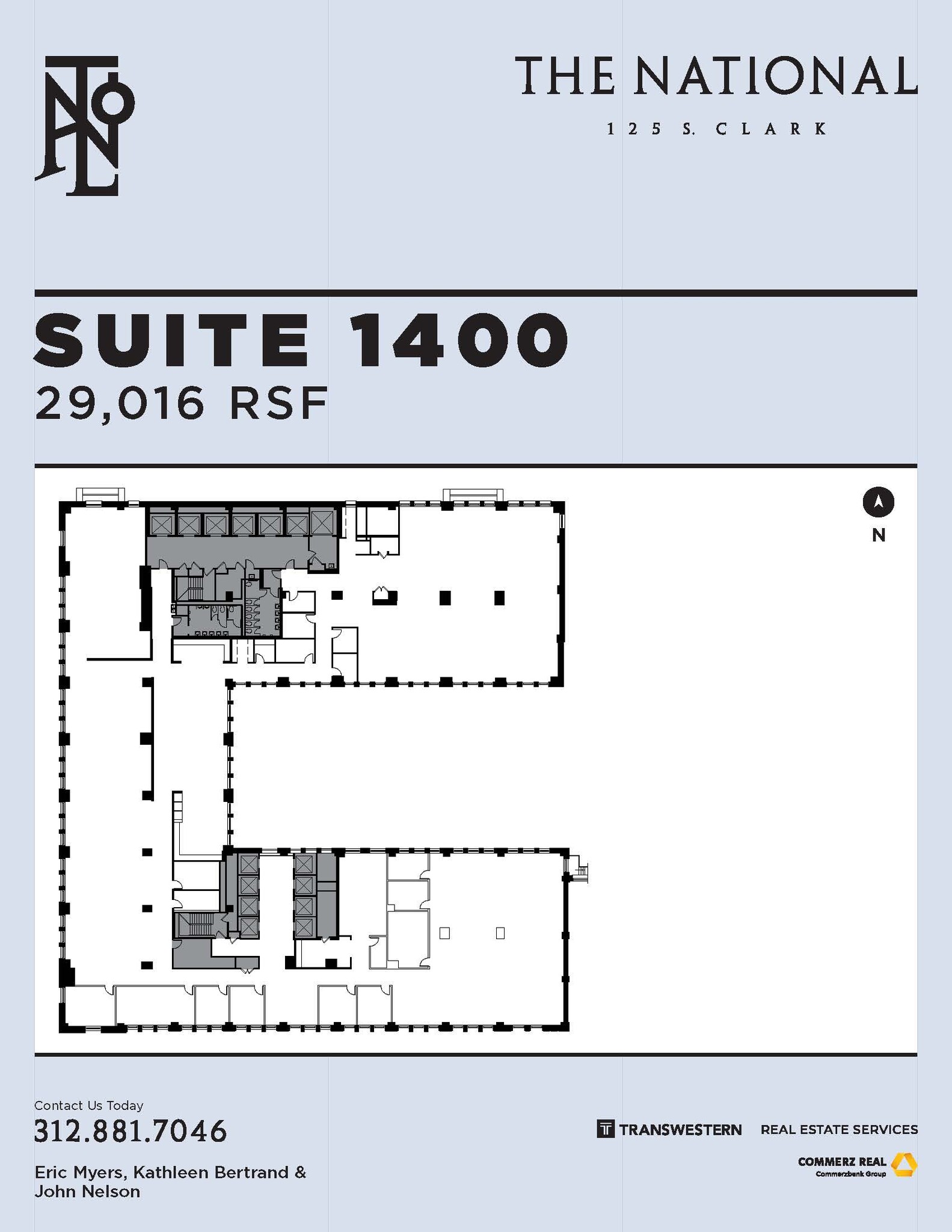 125 S Clark St, Chicago, IL en alquiler Plano de la planta- Imagen 1 de 5